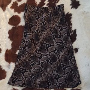 TRF Zara Snake print skirt